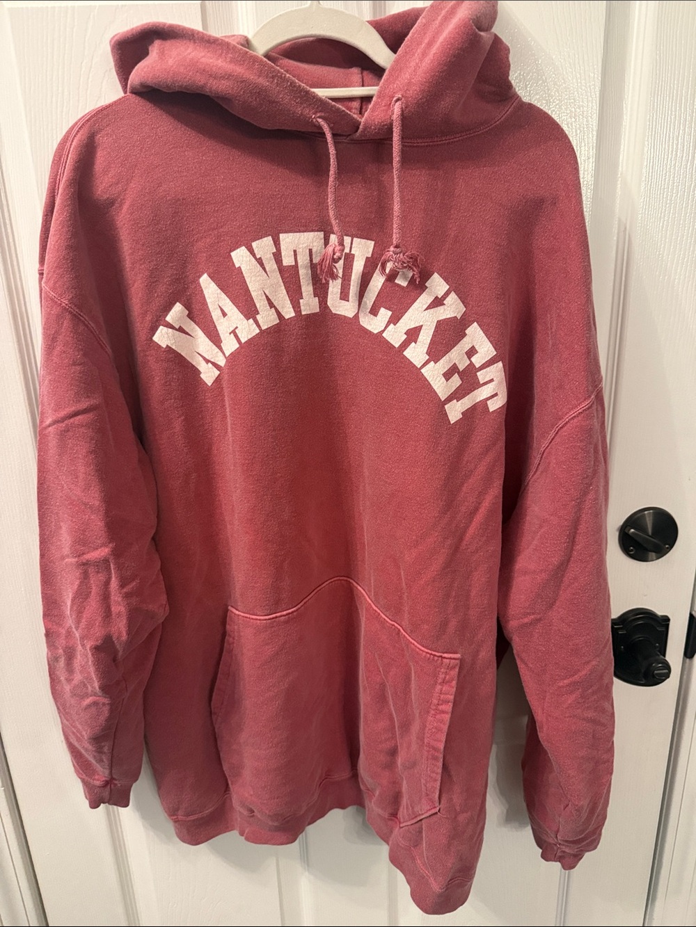 Nantucket Dusty Rose Hoodie Sweatshirt - Unisex Cozy Pullover
